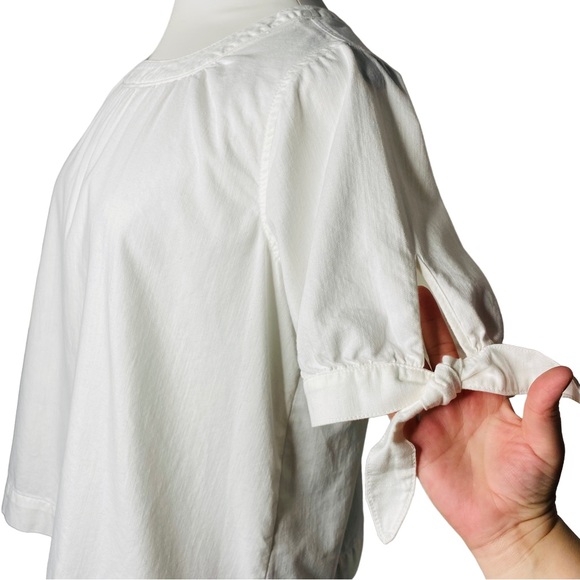 Madewell Denim Tie-Cuff Shirt - Picture 6 of 10